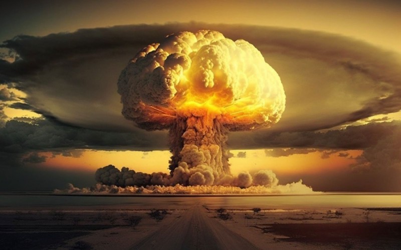 Create meme: the explosion of a nuclear bomb, the explosion of the atomic bomb , explosion of a nuclear mushroom