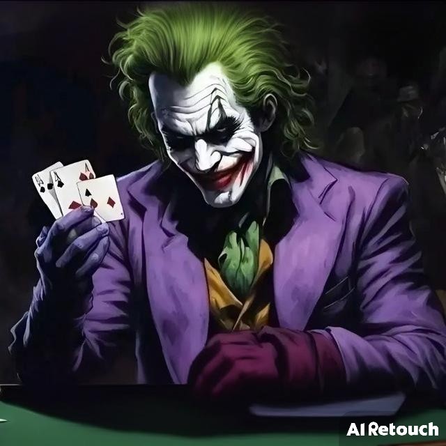 Create meme: the Joker art, the Joker the Joker, joker painting