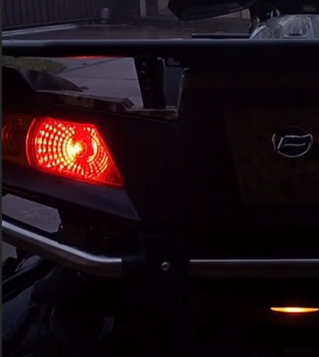 Create meme: led taillights actyon 2006, car , projector headlamp