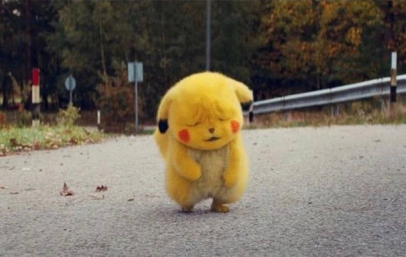 Создать мем: detective pikachu, пикачу фильм грустный, покемон. детектив пикачу фильм 2019