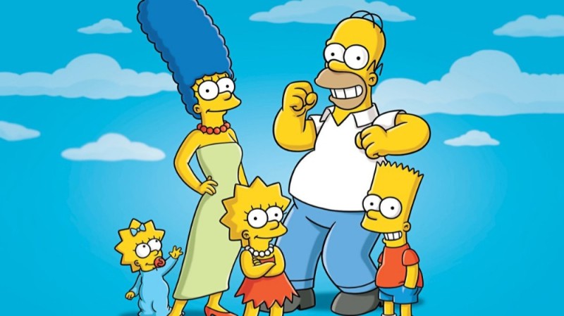 Create meme: the simpsons background, the Simpson family, the simpsons characters