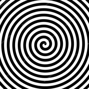 Создать мем: гипноз спираль игра, иллюзия спираль, динамические иллюзии