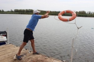 Create meme: fishing in Strogino, Stroginskaya floodplain, People, fishing