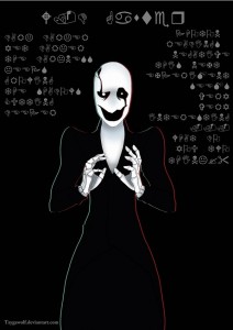 Создать мем: гастер undertale, gaster, гастер андертейл