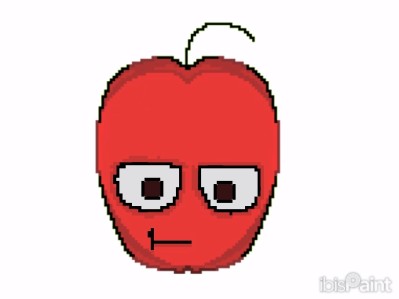 Create meme: inanimate insanity apple, The character is an apple, happy apple crypto paste