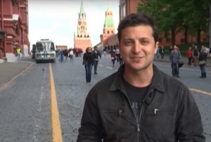 Create meme: Vladimir Zelensky, on red square