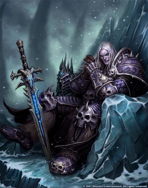 Create meme: The lich king arthas, King Arthas Warcraft, The lich king of warcraft 3