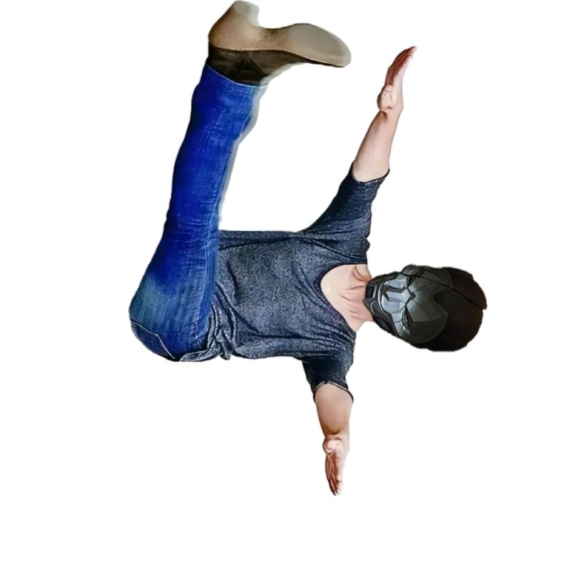 Create meme: The flying man, people on a transparent background, jumping man