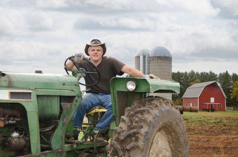 Create meme: farmer on a tractor, American farmers, farmer 