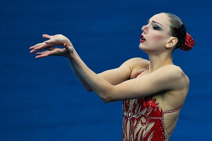 Create meme: Svetlana Kolesnichenko synchronous, Svetlana Kolesnichenko synchronized swimming, Svetlana Kolesnichenko is a synchronized swimmer