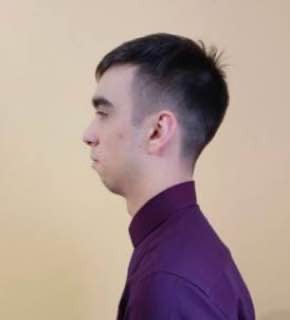 Create meme: male , short haircuts for men, man in profile