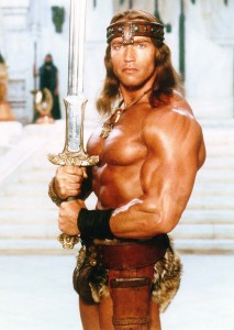 Create meme: Arnold Schwarzenegger, Conan the destroyer 1984