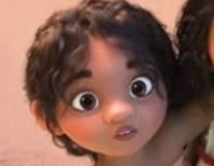 Create meme: Moana is small, Moana, Moana Disney as a child