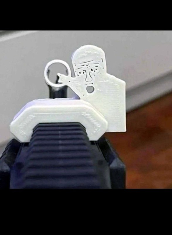 Create meme: magpul mechanical folding sight, 3 d wheel model for gcode cars, mechanical sight