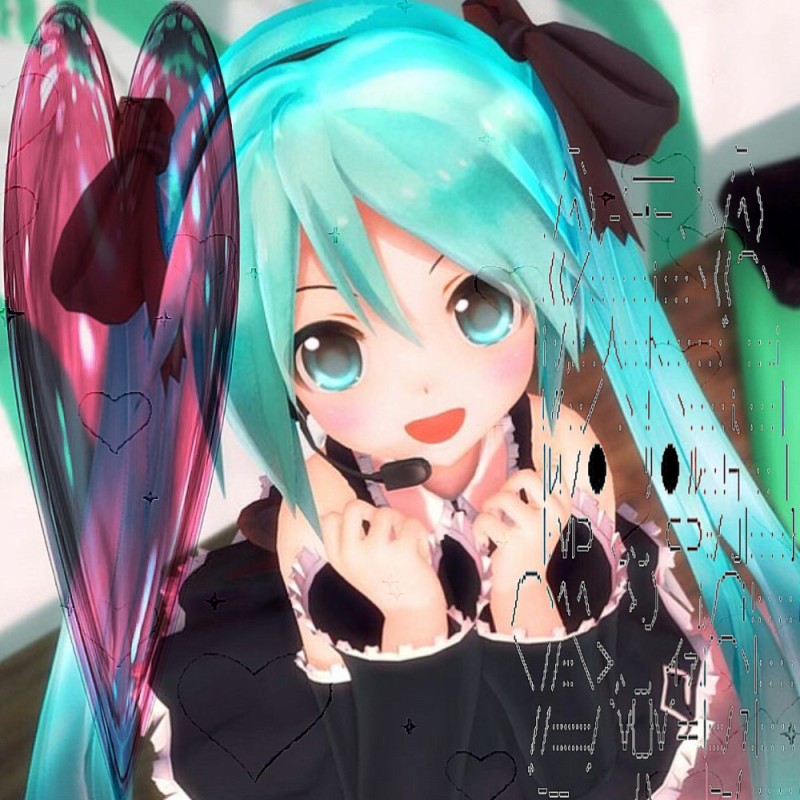 Create meme: Hatsune Miku, miku anime, miku 