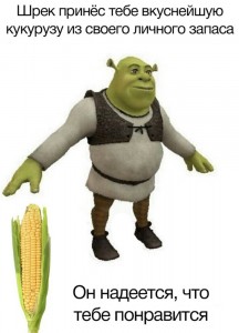 Create meme: Shrek runs, Shrek