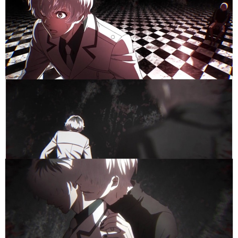 Create meme: sasaki haisho, Sasaki Haise and Kaneki Ken, tokyo ghoul 3