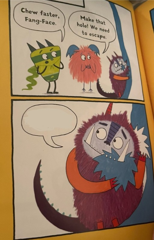 Create meme: color monster book, monster , A book about monsters