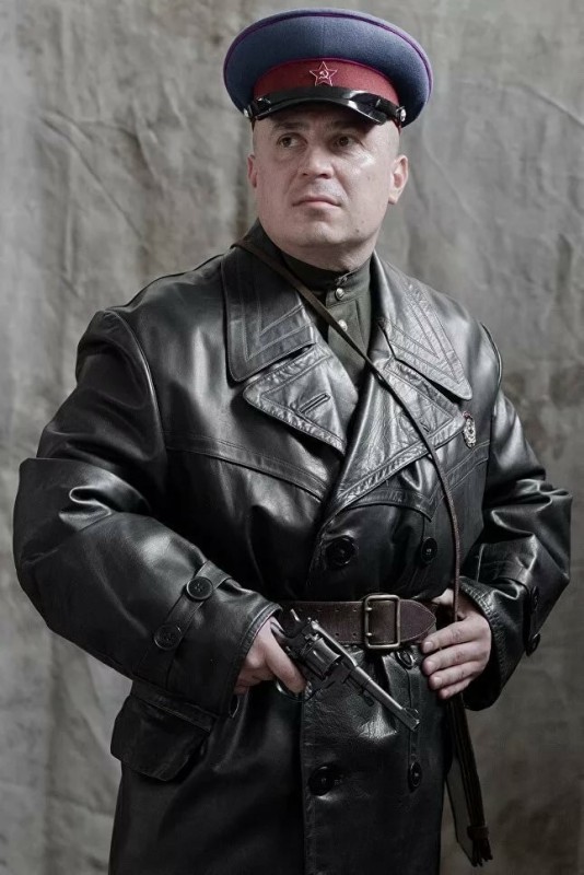 Create meme: NKVD form, NKVD commissar, NKVD uniform leather jacket