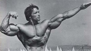 Create meme: young Arnold Schwarzenegger, Schwarzenegger in his youth, Arnold Schwarzenegger