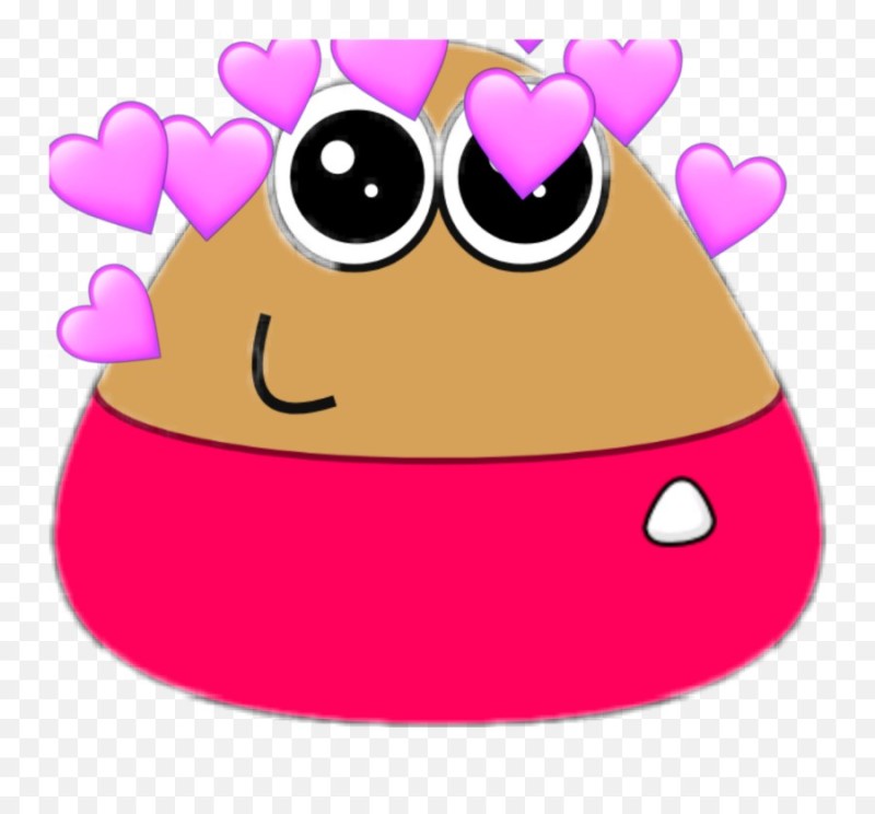 Create meme: pou meme, art smile, pou 