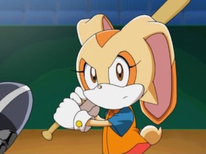 Создать мем: cream the rabbit, sonic x cream, Боевой   хорактер