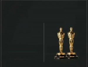 Create meme: the Oscars, Golden Oscar, Oscar statuette on the side