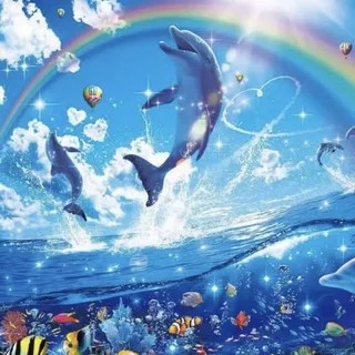 Create meme: beautiful dolphins, The dolphin sea, And dolphins