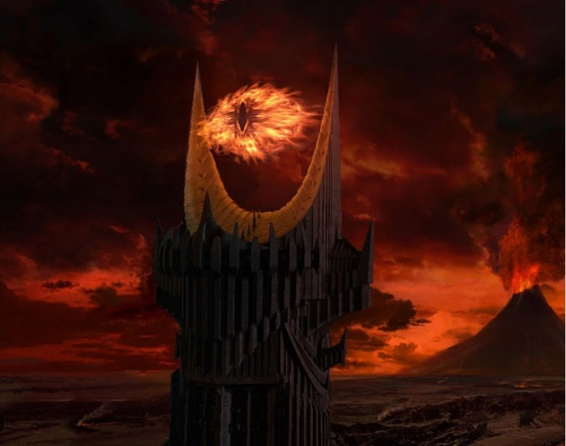 Create meme: Lord of the rings eye of sauron, The lord of the rings Sauron the eye, Sauron tower of the eye