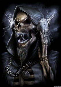 Создать мем: grim reaper warhammer, reaper art, череп