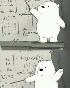 We Bare Bears Ice Bear Smug Meme Generator