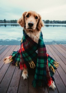 Create meme: dog, red setter, clothing