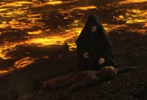 Create meme: Anakin Skywalker burning, Anakin Skywalker in the lava