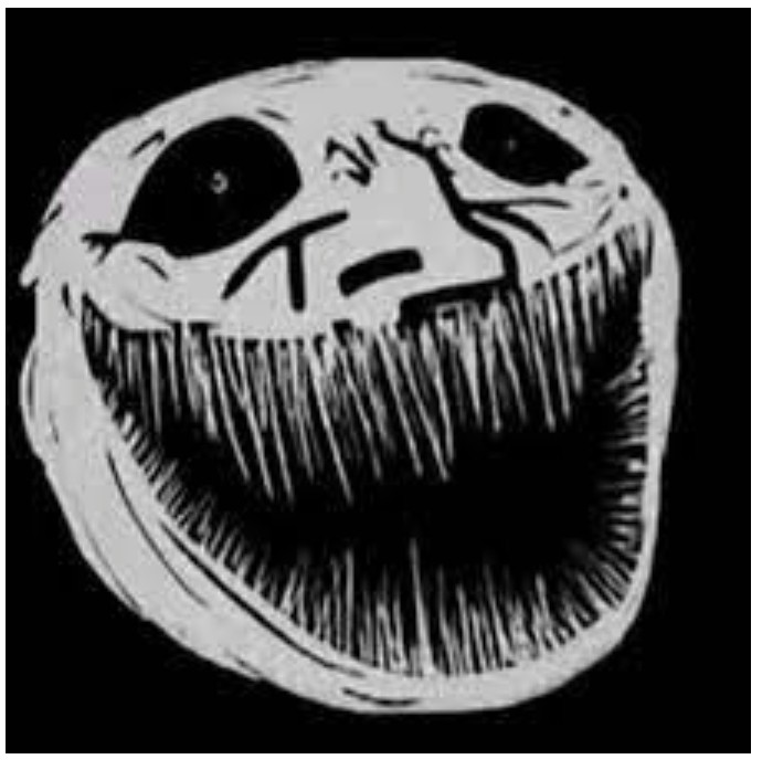 Create meme: fonk trollface, trollface is scary, scary troll face