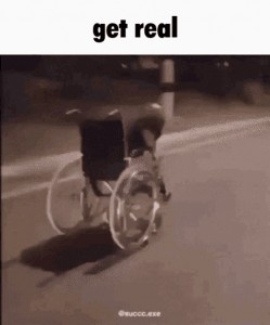 Create meme: wheelchair, bike