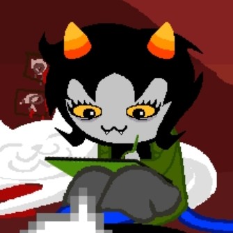 Create meme: nepeta's homestack, homestuck , hostak