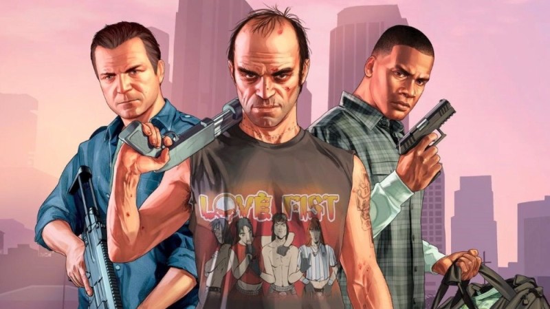 Создать мем: игра gta 5, герои гта 5, grand theft auto games