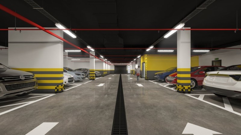 Create meme: underground Parking, car Parking, parking lots