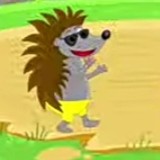 Create meme: hedgehog cartoon, jack's hedgehog, hedgehog puff