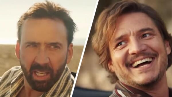 Create meme: nicolas cage 2022, pedro pascal films, the unbearable weight of a huge talent film 2022