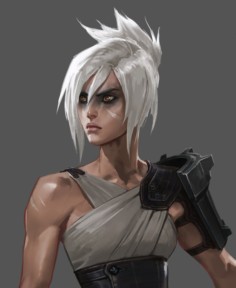 Create meme: riven lol art, riven league of legends, riven awaken