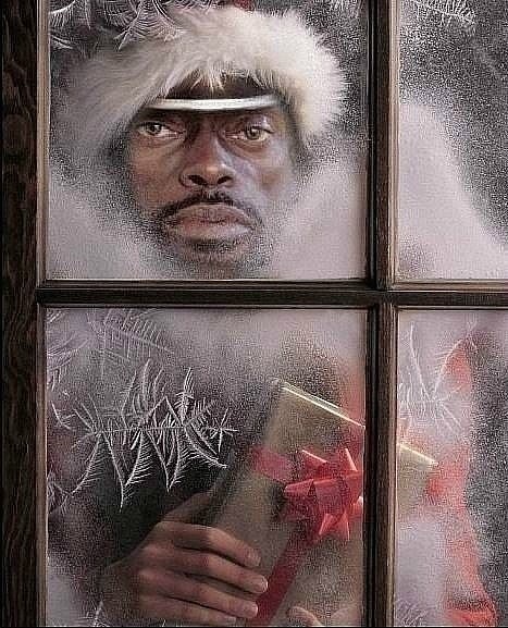 Create meme: The black lord santa Claus, new year, the new year is coming soon
