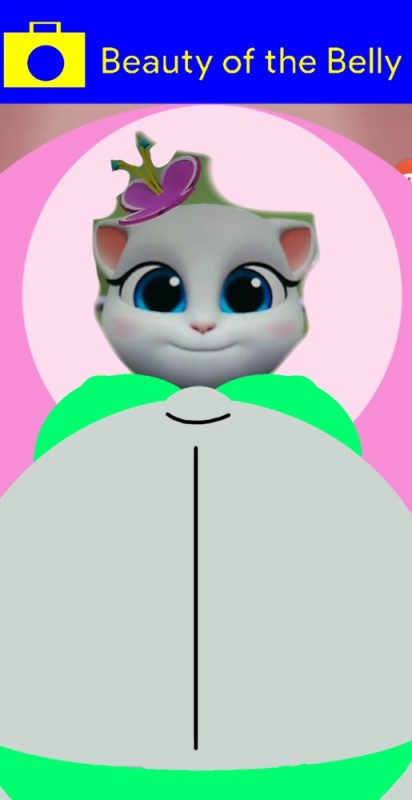 Create meme: My talking Angela, Angella, game talking Angela