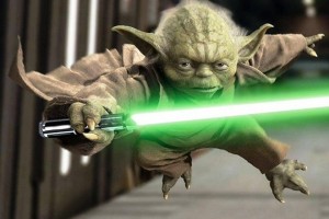 Create meme: master Yoda jokes, master Yoda with a sword, Jedi star wars photo food