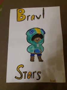 Создать мем: Brawl Stars, drawing, человек