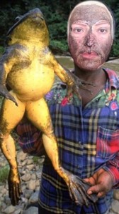 Create meme: the world's largest, the bull frog, 'dünyanın en büyük