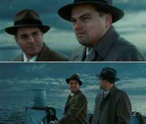 Create meme: meme with Leonardo DiCaprio shutter island, Leonardo DiCaprio shutter island, DiCaprio shutter island