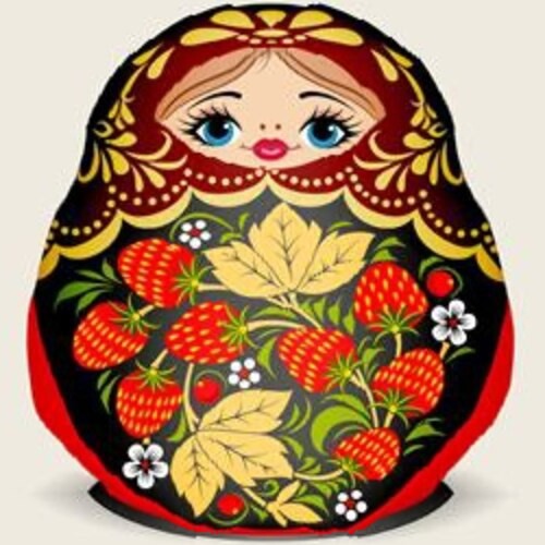 Create meme: Khokhloma matryoshka painting, russian matryoshka doll, Matryoshka is a symbol of Russia for children