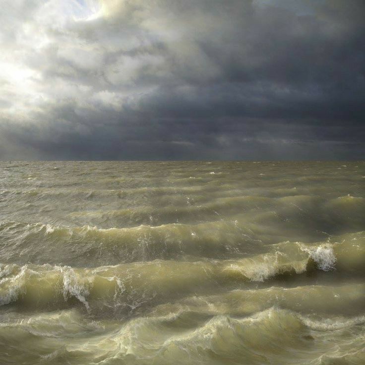 Create meme: a sea of waves, Sedovo Sea of Azov, sea storm