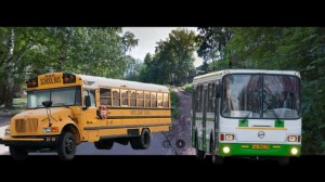 Создать мем: американский школьный автобус 60х, желтый школьный автобус, школьный автобус россия